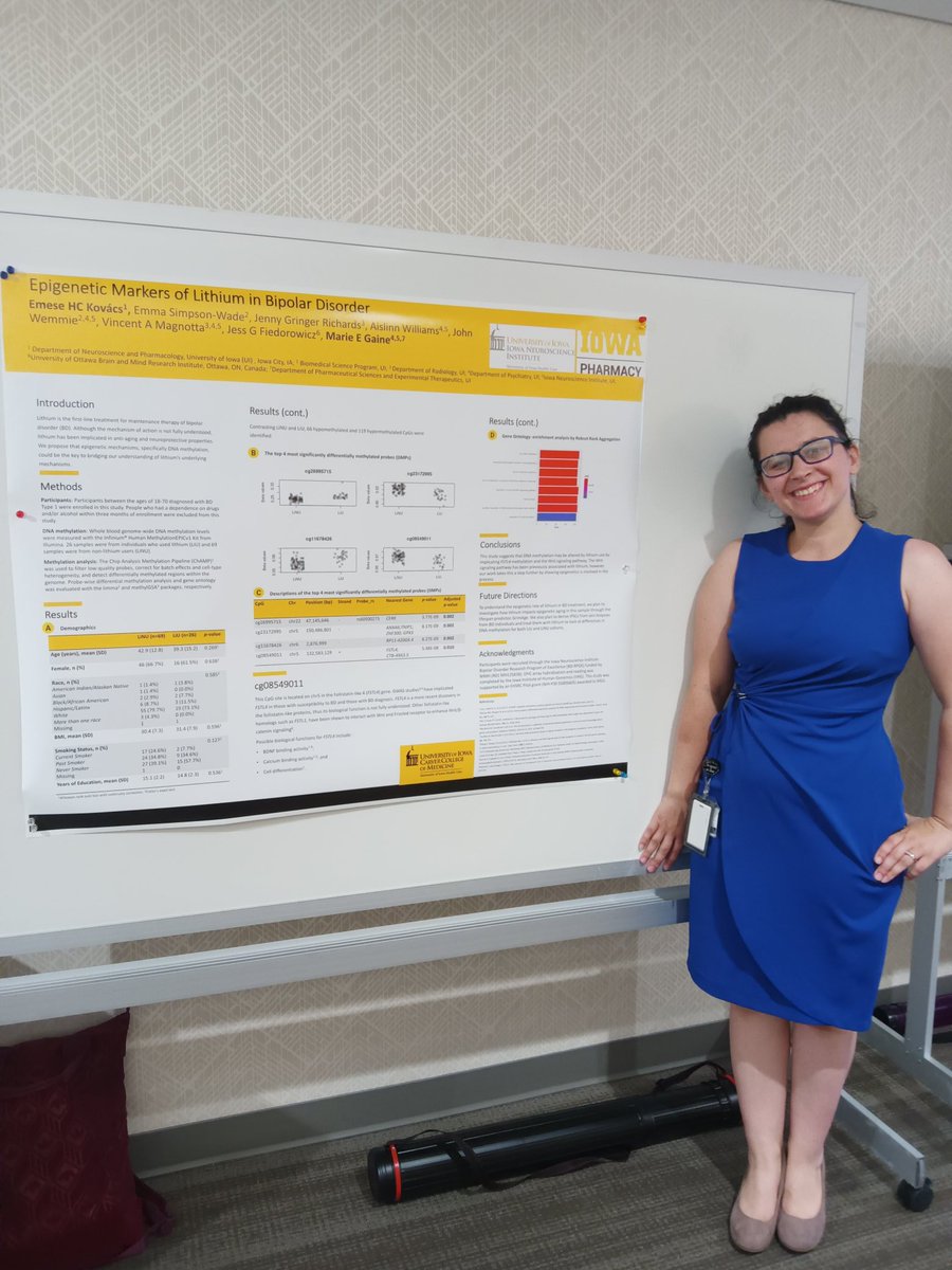 Emese Kovács (@kovacsemesehc) on Twitter photo I had a wonderful time presenting at the University of Iowa's Hawk-IDDRC retreat today. I am very pleased to say that I received second place for best poster presentation. Truly honored we got to represent the <a href="/MarieEIrish/">Marie Gaine 🐘</a> Lab so strongly today with four posters! <a href="/IowaNeuroPharm/">UIowaNeuroPharm</a> I had a wonderful time presenting at the University of Iowa's Hawk-IDDRC retreat today. I am very pleased to say that I received second place for best poster presentation. Truly honored we got to represent the <a href="/MarieEIrish/">Marie Gaine 🐘</a> Lab so strongly today with four posters! <a href="/IowaNeuroPharm/">UIowaNeuroPharm</a>