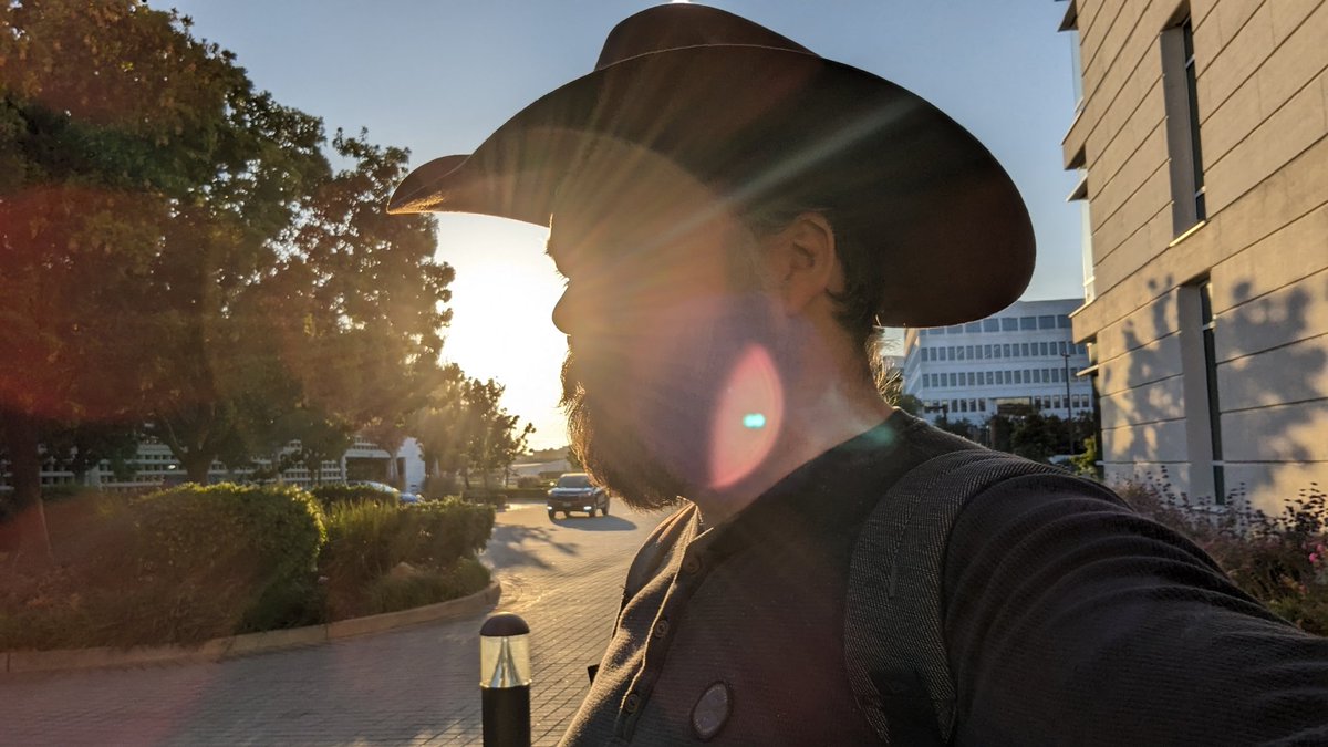 Wrapped another day in the office. Time to head off into the sunset.