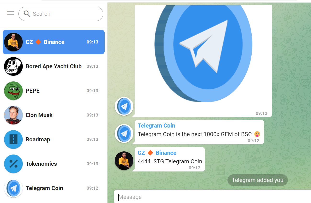 Telegram Coin | $TG (@TGToken2023) / Twitter