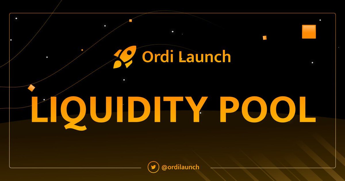 📢 Attention to all aspiring Liquidity Providers! 📢

At the moment, Ordi Launch is utilizing our own treasury to ensure liquidity for trading. 🏦💸 However, we believe in the power of a decentralized community!

That's why, starting next week, we'll be opening up opportunities…
