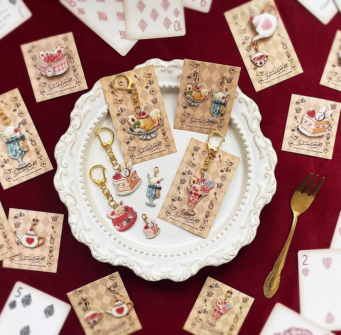 \HMJまであと1ヶ月!/ 色鉛筆でスイーツを描いて、ハンドメイドのアクセサリーや文具を販売致します  HMJ2023  日程:7/22〜23 場所:東京ビックサイト西1•2ホール ブース:G-122  #HMJ #Creema #hmj2023 #sakurabaCAFE #cafe #イラスト #色鉛筆 #文具
