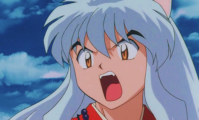 Inuyasha’s fangs are SO iconic