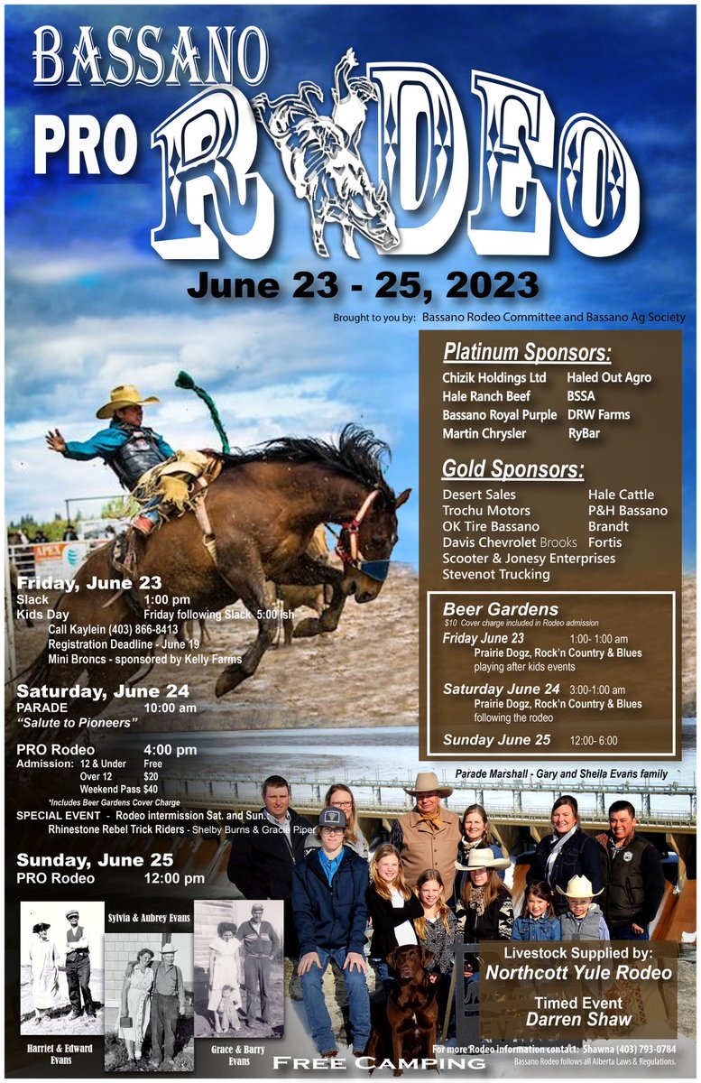 If you’re looking for some fun this weekend come on out to Bassano and watch some @prorodeocanada @AlbertaAg