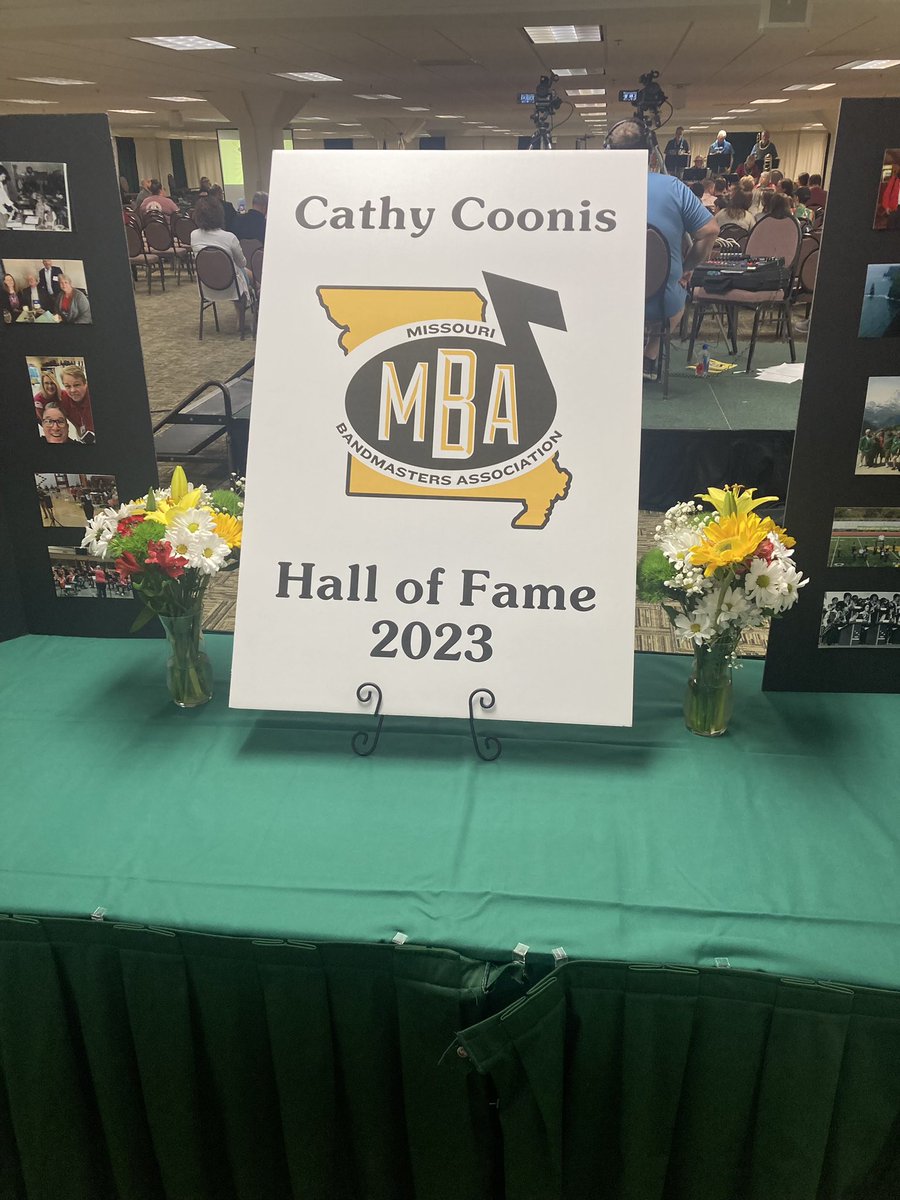 The 54th annual convention was a huge success! Congratulations to Hall of Fame recipient Cathy Coonis and Butch Antal Service Award recipient Hickman High School in Columbia! #MBAConvention2023
