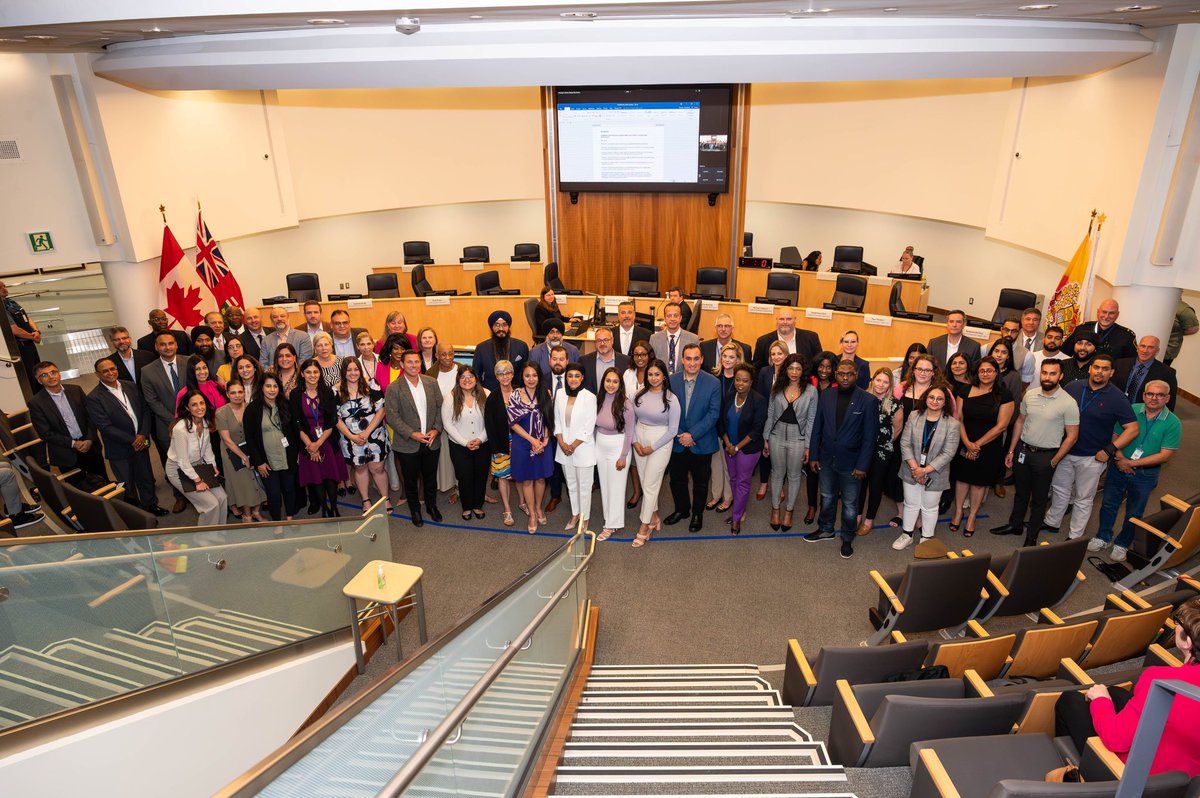 Today, our Brampton City Council was joined by @PeelSafe, @PCAWA1, GEquity Consulting and Community Activist, Zanana L. Akande as Council passed a motion to declare a gender-based violence and intimate-partner violence an epidemic. The @CityBrampton stands with and advocates…