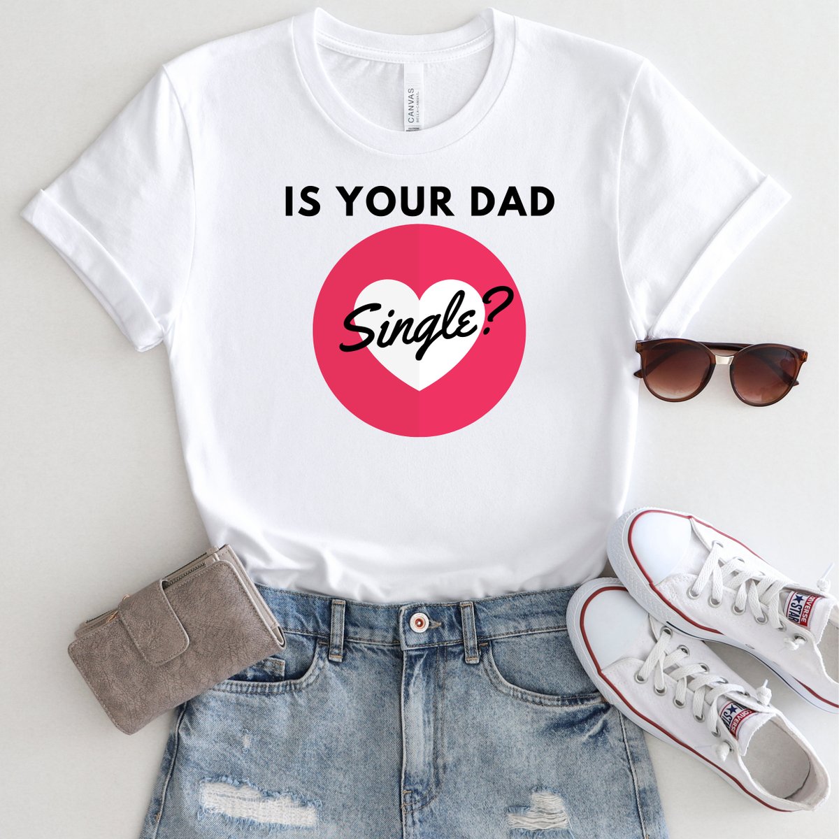 Our 'Is Your Dad Single?' T-shirt is specifically designed to capture attention and create curiosity.
#single #Divorce #newlysingle
wqboutique.com/listing/149442…