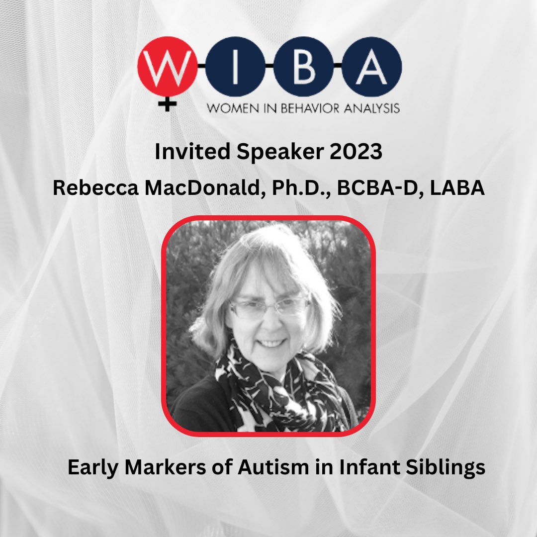 WomeninBA's tweet photo. #WIBA2023 Invited Speaker: Rebecca MacDonald, Ph.D., BCBA-D, LABA
๐๐๐ซ๐ฅ๐ฒ ๐๐๐ซ๐ค๐๐ซ๐ฌ ๐จ๐ ๐๐ฎ๐ญ๐ข๐ฌ๐ฆ ๐ข๐ง ๐๐ง๐๐๐ง๐ญ ๐๐ข๐๐ฅ๐ข๐ง๐ ๐ฌ Register for #WIBA here on BehaviorLive https://t.co/B4ItCgZO3B
#WIBAConference #Nashville #WomenInBehaviorAnalysis https://t.co/eG6hBRnnXo