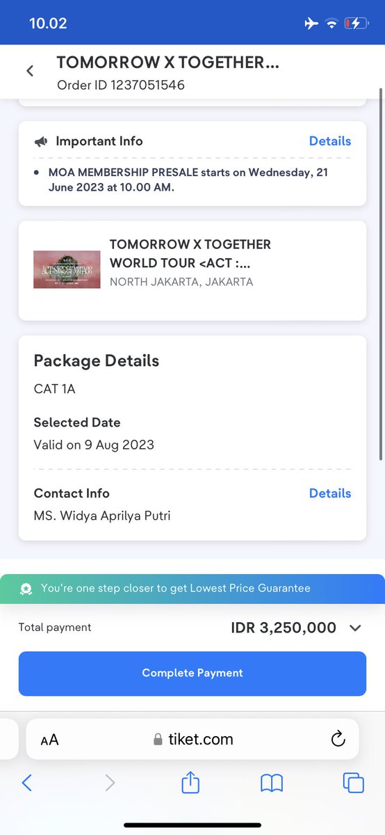 onsarchive's tweet photo. wts tiket txt cat1A 1 tix https://t.co/eZVvcQKjlU