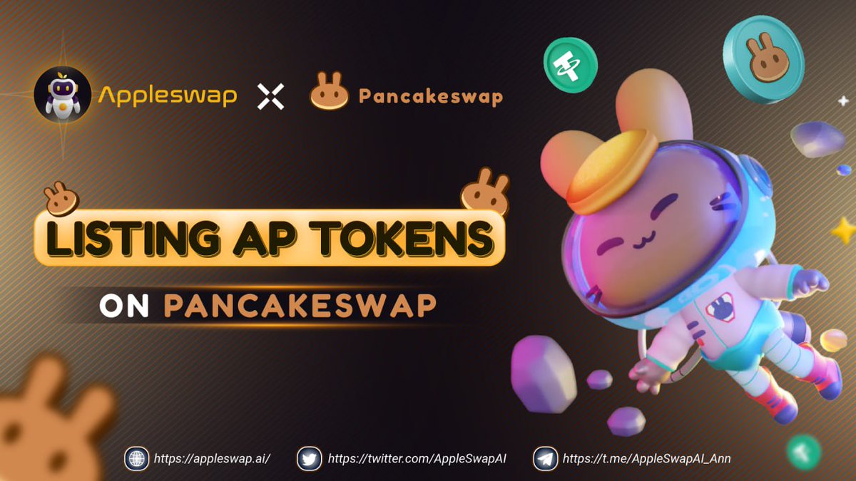 ⭐️AP TRADING ON PANCAKESWAP - NOW LIVE⭐️

   ⚡️ We are pleased to announce that the AP Token is now able to be traded on PancakeSwap!   

💠Trading Pair: AP/USDT  

🔥Start your trading now at 👉 pancakeswap.finance/swap?inputCurr…
#AP #AIToken