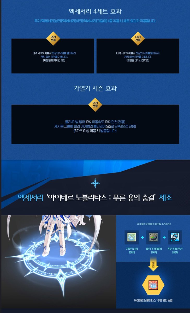 [아이테르 노블리타스] - 판매 기간 : 2023년 6월 22일(목) 점검 후 ~ 2023년 9월 14일(목) 점검 전Translate post