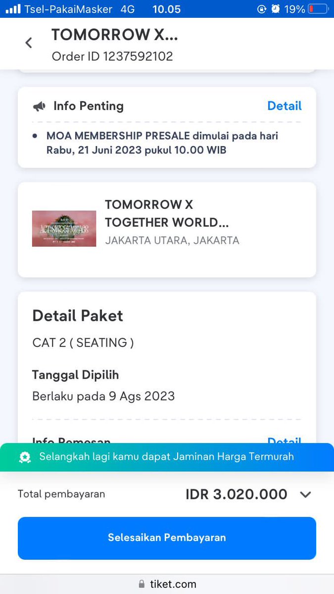 onsarchive's tweet photo. wts tiket txt cat 2 1tix https://t.co/5IsDXoCxkU