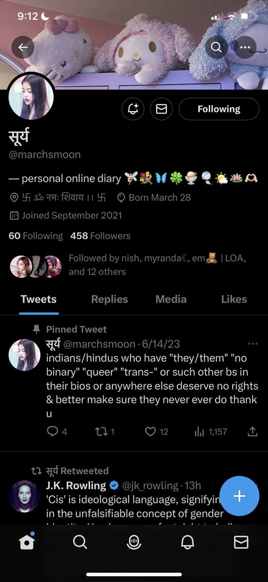 shftwt's tweet image. i know i haven’t been much active but i just noticed some people follow this transphobic person ☝️