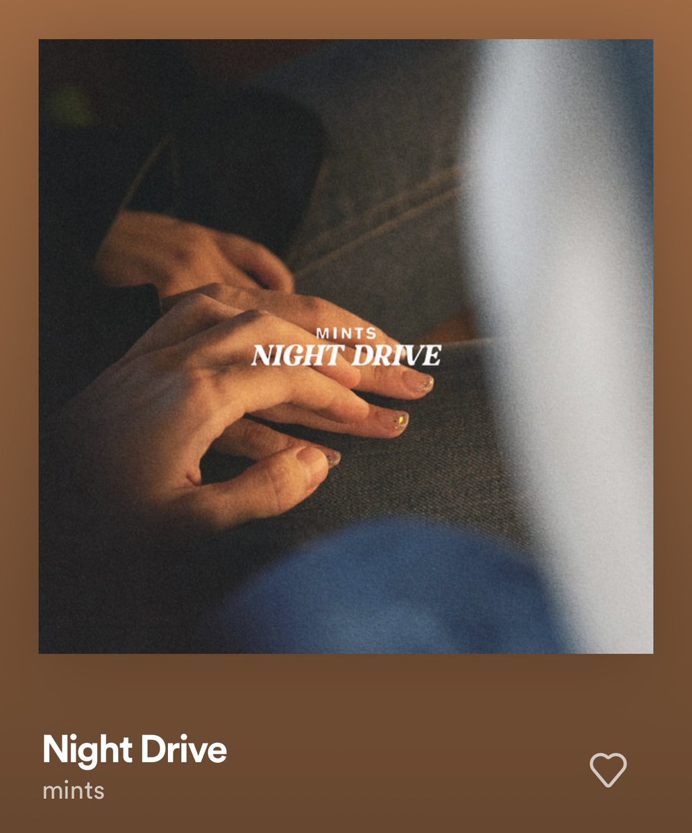 ระหว่างรอ MV ปล่อย 19.00 ไปฟัง ‘Night Drive’ กันครับ🚘🌃❤️‍🔥 🎧 : open.spotify.com/track/7ayIUc03… 🎧 : music.apple.com/th/album/night… #NightDrive #wearemints #whattheduckmusic