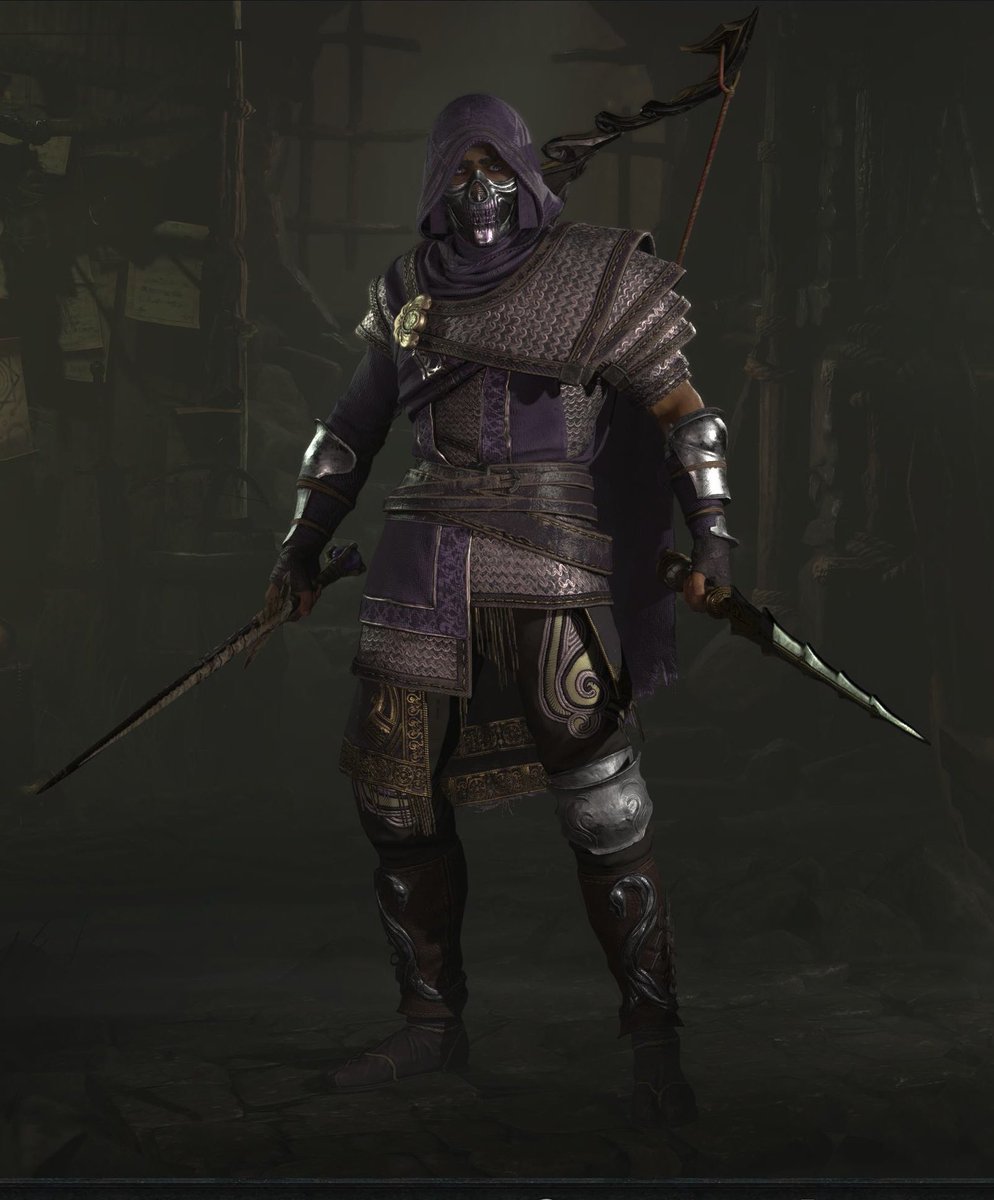 khaoticnerd's tweet photo. @Diablo @NVIDIAGeForce Shinigami, my Lvl 49 Rogue. #DiabloRTX #DiabloSweepstakes https://t.co/M74N5IrvhU