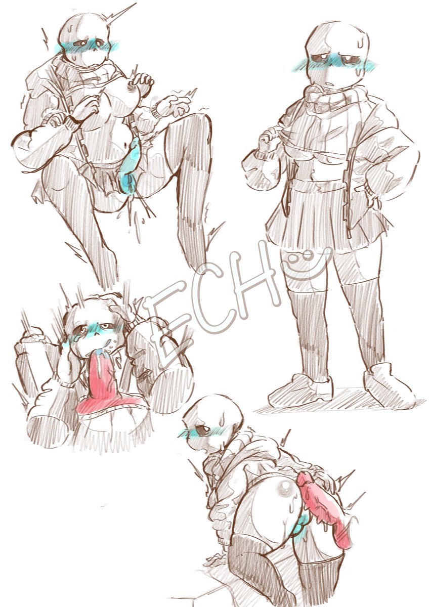 Some sans skirt action
#sansnsfw #undertail #undertaleAU #kustard #sanscest