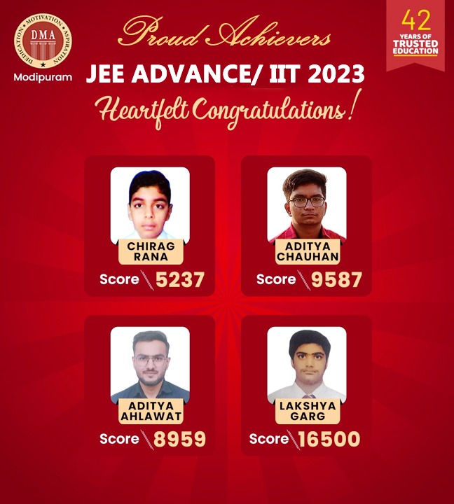 Proud Achievers JEE ADVANCE – IIT 2023