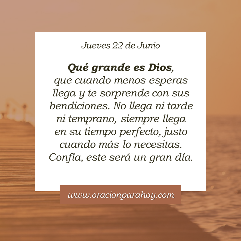 OracionParaHoy's tweet photo. Oración para hoy 22 de junio: https://t.co/UuT4s2kn9T