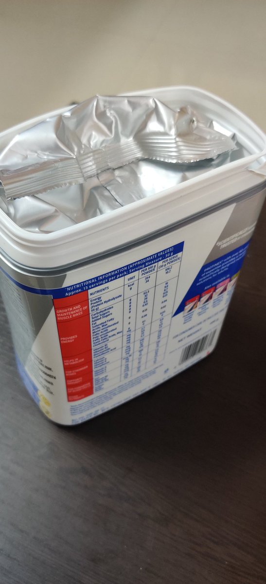 paramvirdeol's tweet photo. Have been consuming the #protinex for many years. They introduced a new packing and increased the price from 635/- to 710/- which is an increase of around 12%. Also the new packing is pathetic and substandard. https://t.co/LsQlLPMcOQ