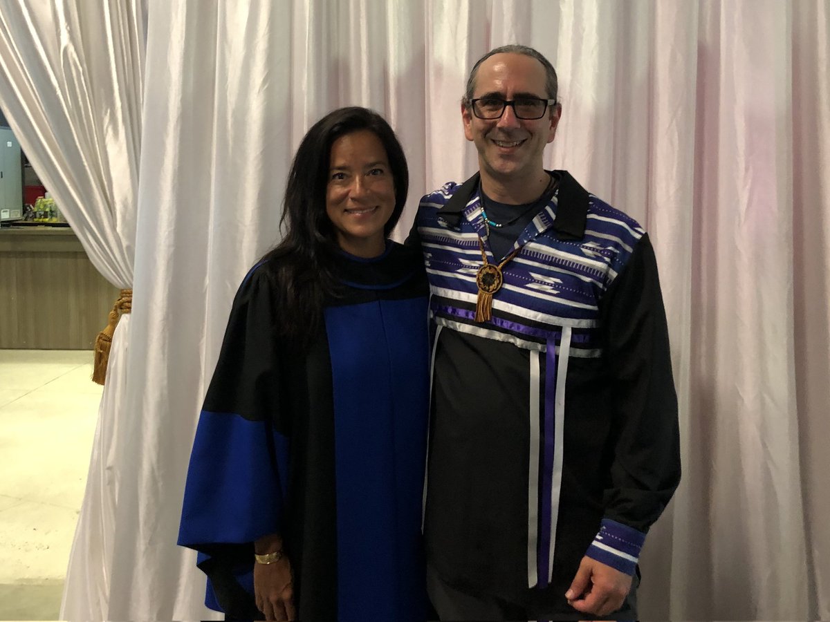 Shtaataahaa! What an amazing day at the <a href="/queensu/">Queen's University</a> Grad today! Not only did my daughter graduate,  but I also got to see Jody Wilson-Raybould receive an Honorary Doctor of Law Degree and give a very honest and inspirational speech. Great messages for everyone! Chi miigwech <a href="/Puglaas/">Jody Wilson-Raybould (JWR), PC, OBC, KC 王州迪</a>