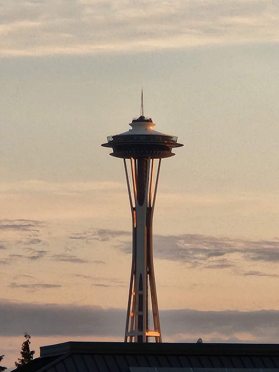 The Needle has been looking good in the sunsets