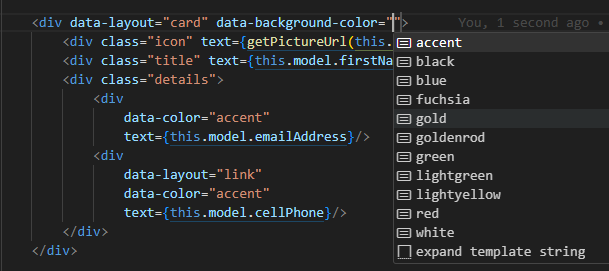 WebAtoms's tweet photo. @GargEtisha https://t.co/F8uhEMQiTw
We made Data Styles, it is easier to debug/change and organize styles. VS Code Intellisense (auto complete) for JSX.

#jsx, #webatoms, #vscode https://t.co/Z7fb9r8KuW