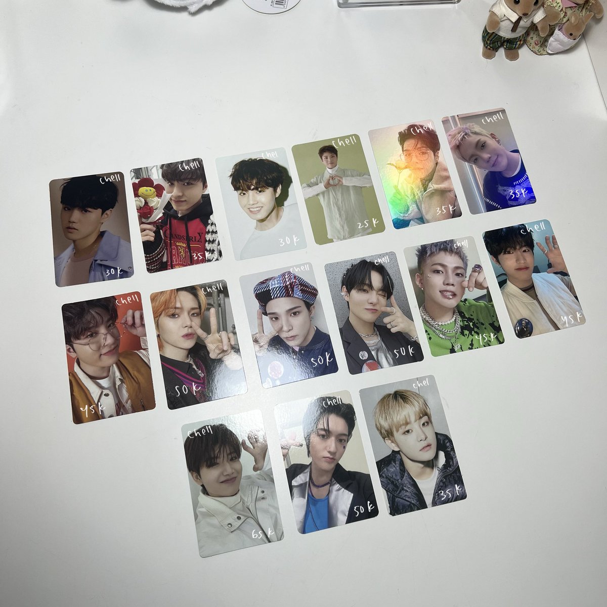 pjwpoca's tweet photo. ( want to sell  )
 –clearance sale–

🧸 freeong avail, condi by dm ( negotiable )
🧸 take lebih dari 1 ada special price !
🧸 dom tgr

t. jihoon selfie A yoshi selfie B junkyu unit border asahi dobby doyoung jaehyuk mashiho hyunsuk bene POB ktown4u jeongwoo haruto https://t.co/mHCYZ5Xdxg