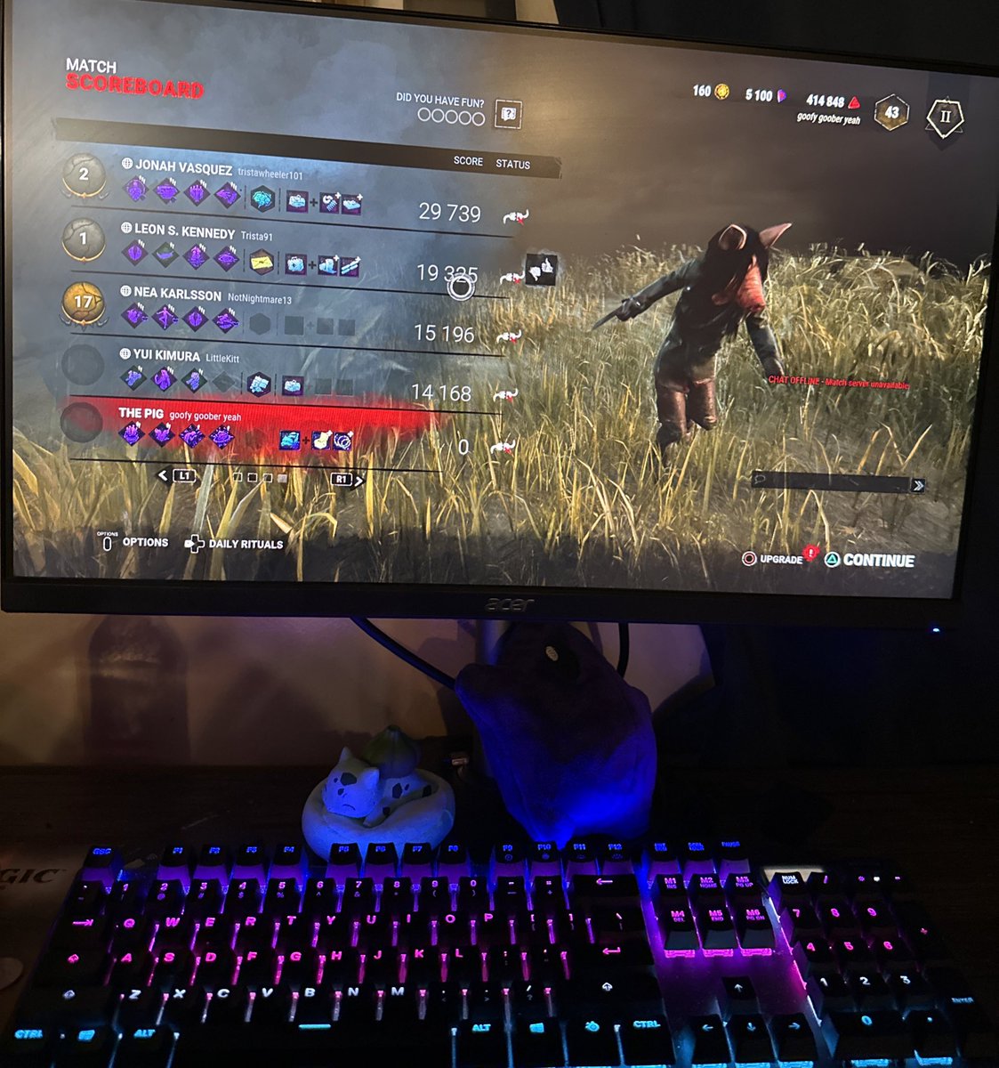 bwibeee's tweet photo. excuse me what is this @DeadbyDaylight https://t.co/F1dN3rfg33