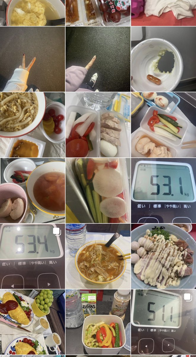 agoagomi_03's tweet photo. 私のダイエット垢、あまりに面白いから供養させてください
1枚目、ダイエット垢開始時期
2枚目、経過
3枚目、今

(((いやめっちゃ増えとる)))
そんなヤツおらんて https://t.co/cMaI3hF11m