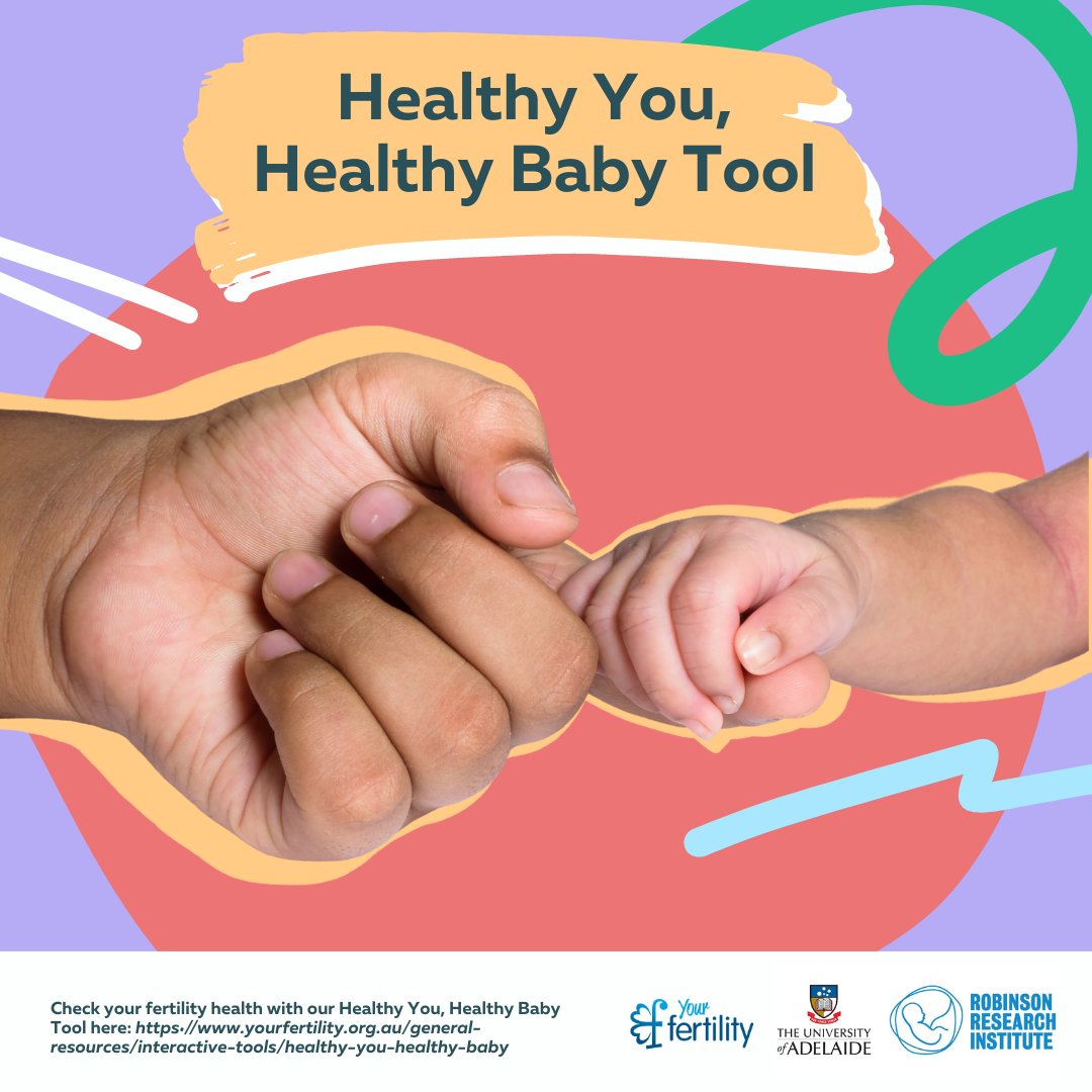 Have you heard of our Healthy Conception Tool? It's had an upgrade! Healthy You, Healthy Baby helps you get baby-ready, check it out now: yourfertility.org.au/general-resour…