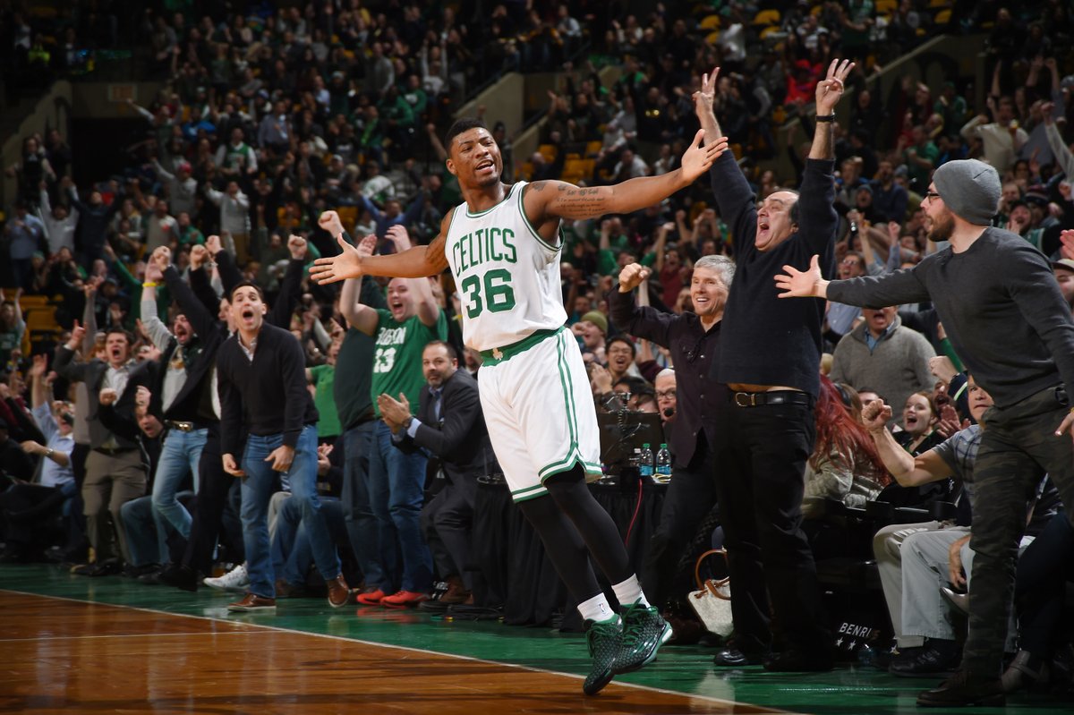 We watched you grow up here. 

You embodied this city, you embodied these people and you embodied this team. 

Thank you for everything Marcus Smart. 

Forever a Celtic. 💚

#BleedGreen | #Celtics
