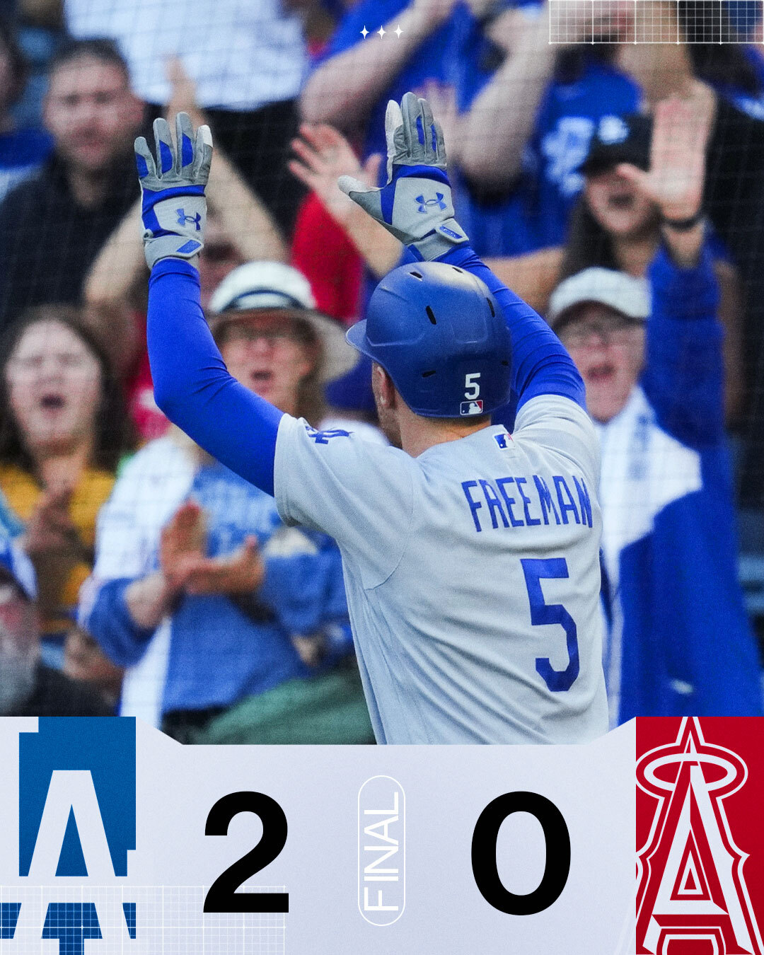 Dodgers at Angels / Twitter