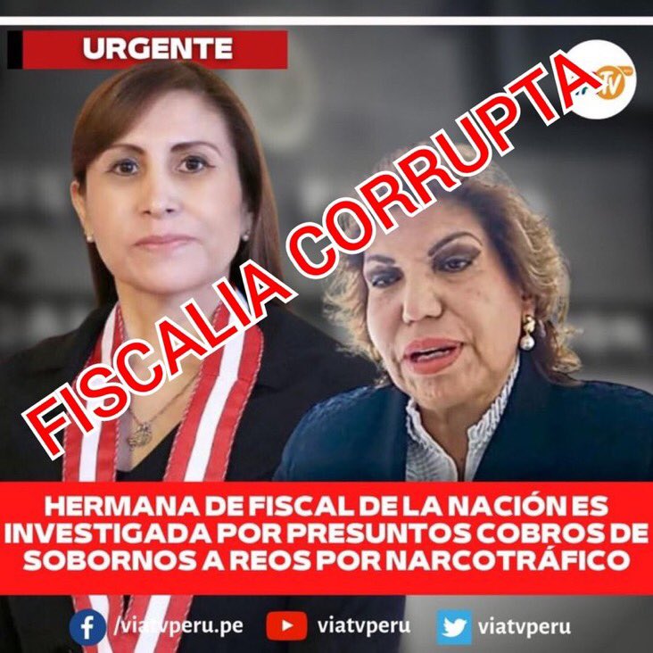 helivillena2's tweet photo. Atentado grave a la democracia.
Dictadura congresal entrega el MP a fiscales ligados a #narkos. https://t.co/hp9xzHHqhy