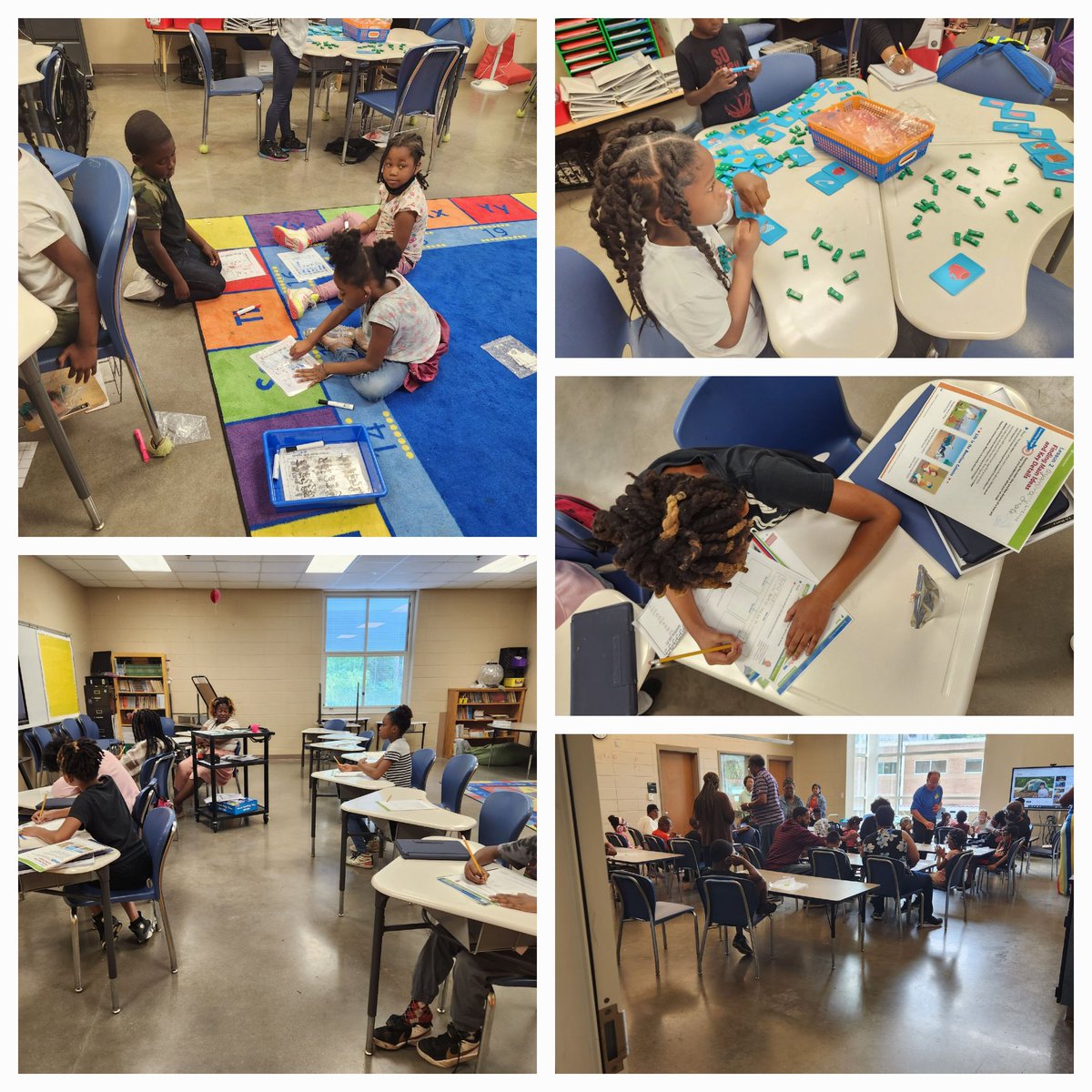 Summer Literacy Camp @OliverLions was so fun and exciting. Students were reading books, decoding, and finding evidence in the text to support the main idea in the story. 👏🏼🎊
#UntilAllCanRead
#EveryChild 
#EveryChance
#EveryDay
@Alabama_Reading @BhamCitySchools