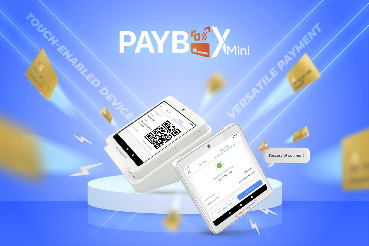 UnicloudIT's tweet photo. 🎉 Paybox Mini - The versatile touch payment device that supports multiple card types and QR codes from top Vietnamese banks/e-wallets.

📣 Paybox Mini - Convenience for all industries! Contact us now to receive special offers!

#Unicloud #Paybox #MyShop #PayboxMini  #QR #POS https://t.co/HGBXIQZBe9