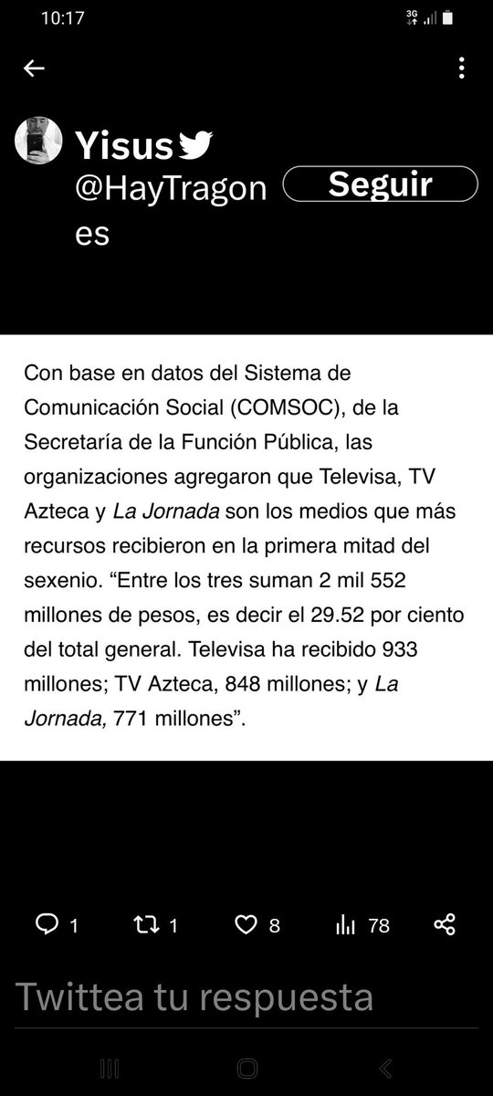 Quizá porque YA SABEN que le dió a @Televisa CIENTOS DE MILLONES!!!