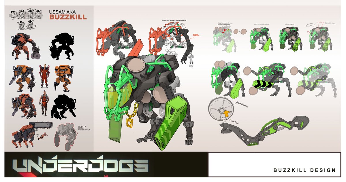 My work for @UNDERDOGSgame 
Also, check this out :
oculus.com/experiences/qu…

#conceptart #Mecha #propsdesign