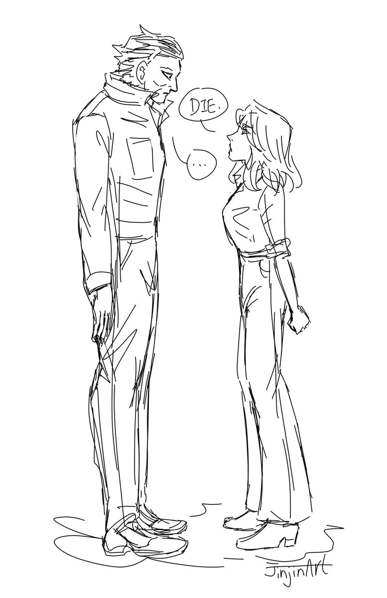 Height difference. Am I right? 😏

#halloween #MichaelMyers  #LaurieStrode  #マイロリ #마이로리