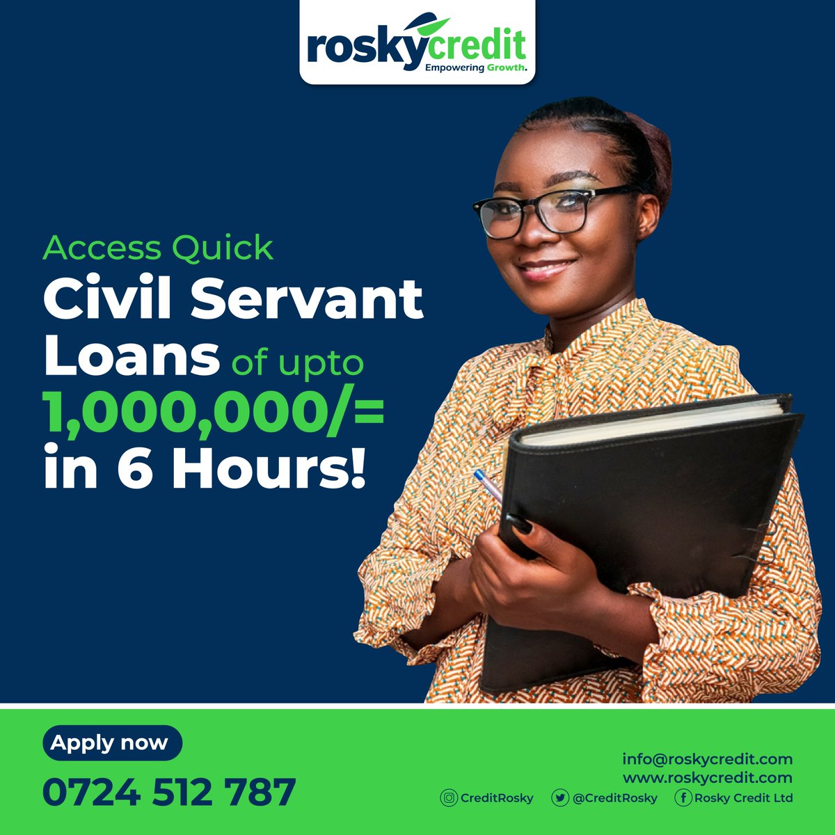 CreditRosky's tweet photo. Unfortunately, you won't be able to progress well with your plans without finances as you wait for the end month. Let us give you a financial boost today!

Call now: 0724 512 787
#CivilServantLoans
#AffordableLoans
#RoskyCreditLimited https://t.co/iJJj1kMUet