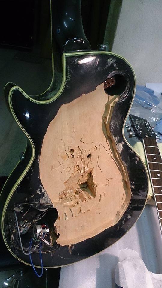 Cursed guitars on Twitter "Extreme weight reduction fuck this shit edition"