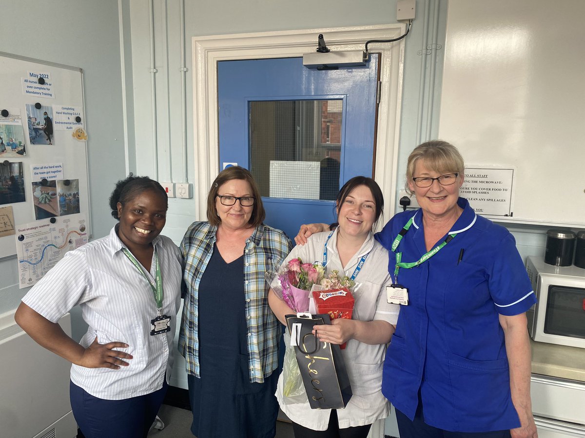 Today we say good bye and good luck to our amazing domestic Lois! Thank you for all you have done and for being such a great member of our team. Good luck in your new role away from NUH. We will miss you