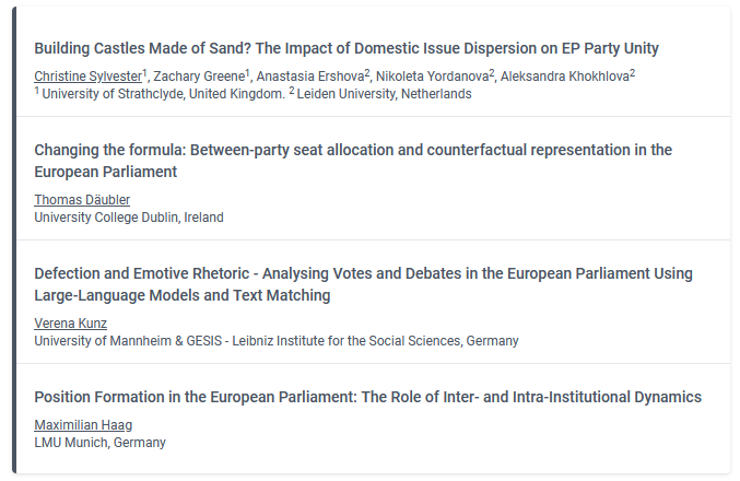 anerevznuk's tweet photo. More than excited to be back in Glasgow for @europsa 🥳 If you're interested in the magnificent politics of the European Parliament, join us in half an hour in TIC Room 6 for PL14! https://t.co/elzHUdTccT