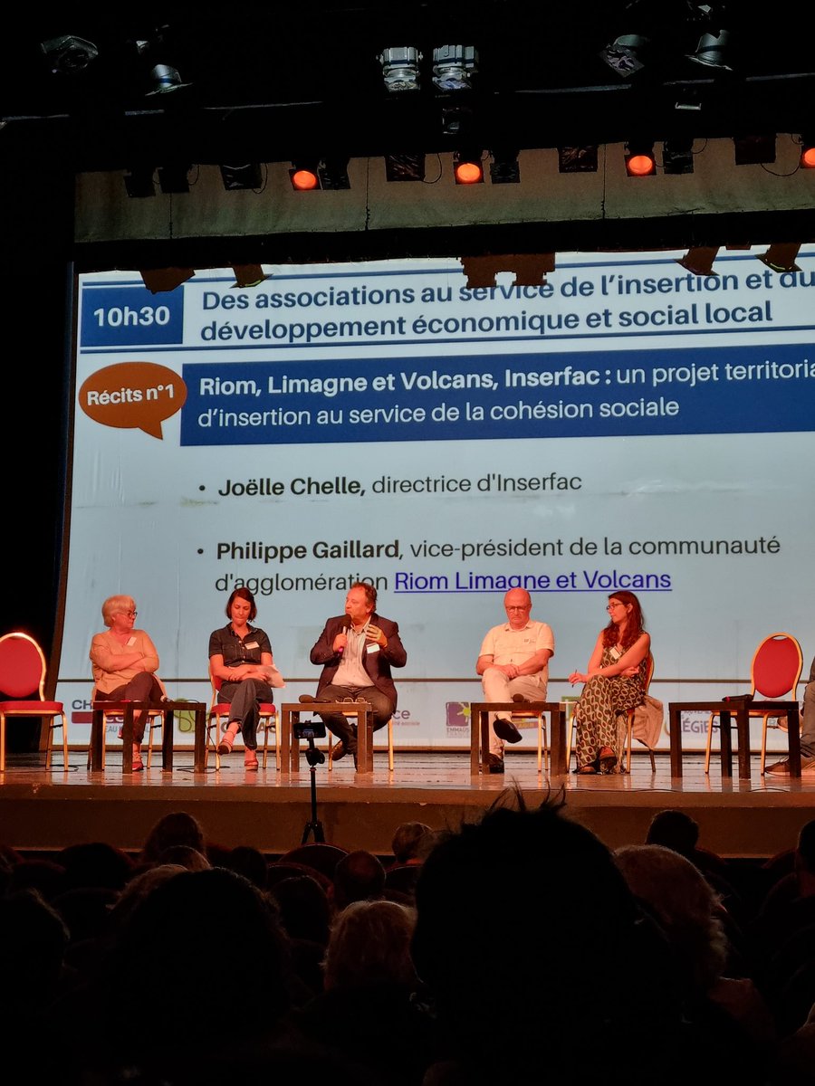 <a href="/CHANTIERecole/">CHANTIER école</a> Philippe Gaillard, Président de la Communauté d'agglomération Riom Limagne et Volcans : "les #ACI sont créateurs de projets, permettent le retour à l'emploi et, par là de réduire #inégalités et marginalisation des individus, ça boucle les objectifs de la politique de la #ville."