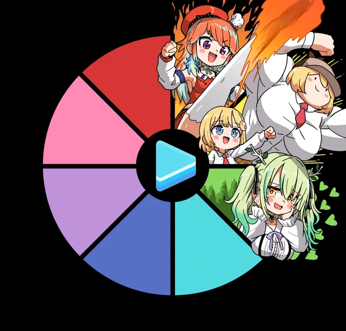 3.Ceres Fauna #colorwheelchallenge #色相環チャレンジ #HololiveEN