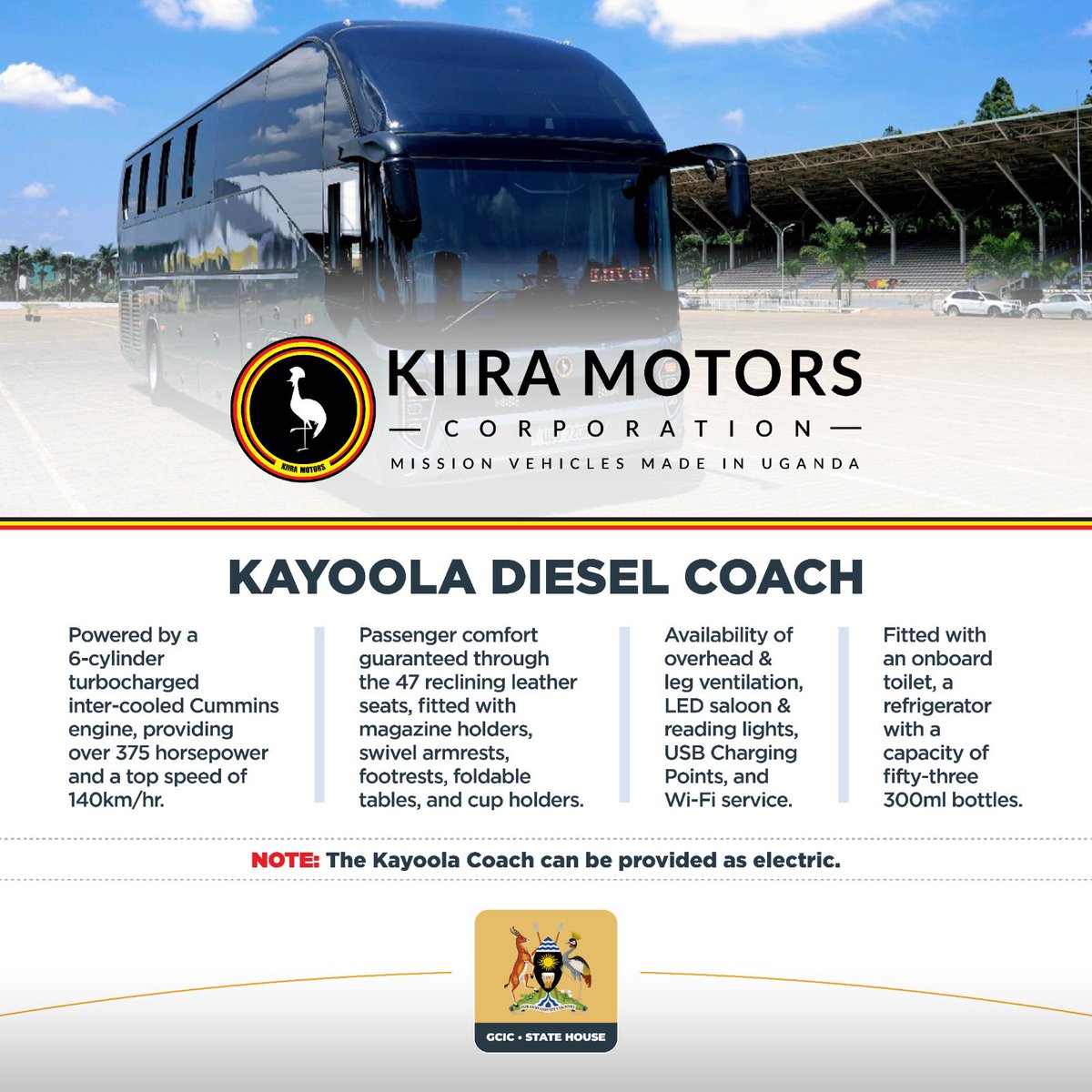 You need to look at the features/ and design of this spacious wonderful #KayoolaCoach. #KayoolaVehiclePlant