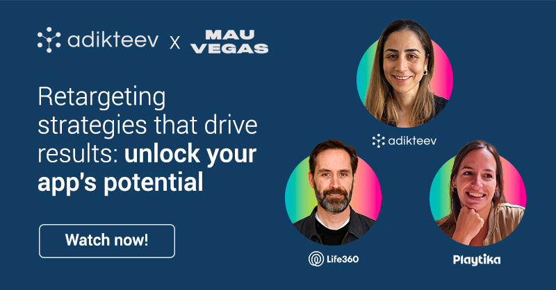 #appretargeting: Join our Director of Performance, Marianne C., in an enlightening chat with <a href="/Playtika_Ltd/">Playtika</a>  Retargeting Manager, Hanna Dolgonos, &amp; <a href="/Life360/">Life360</a>  Senior Mobile Growth Manager, Benjamin Burgess at MAU Vegas 2023! 🇺🇸

Read More ➡ bit.ly/3pftrE0

 #mauvegas2023