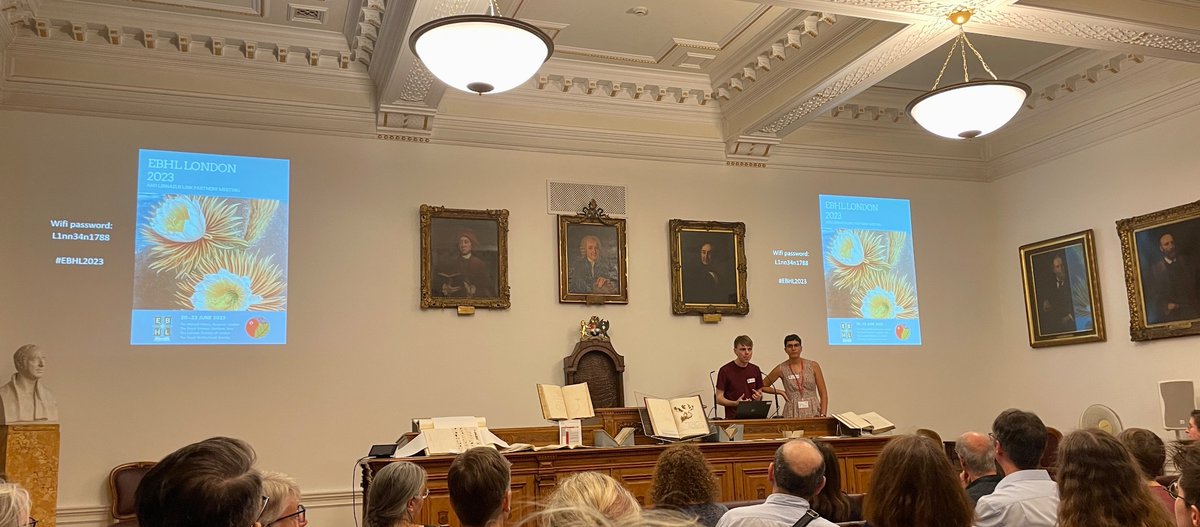 Kicking off day #3 of #EBHL2023 @LinneanSociety for “Flora in Folio”  Who could ask for anything more?!?! #planthumanities #envhist #booksbotany
