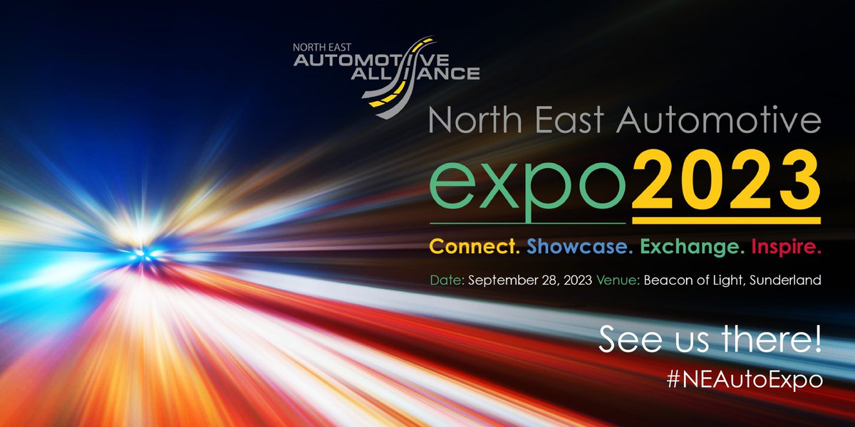 Looking forward to joining the @NEAutoAlliance  at their flagship annual conference this September.

See you there!

#NEAutoExpo #ukmfg #mfg #manufacturing #automotivemanufacturing #expo #supplychain #automotive #technology #manufacturingtech #manufacturingtechnology #NorthEast