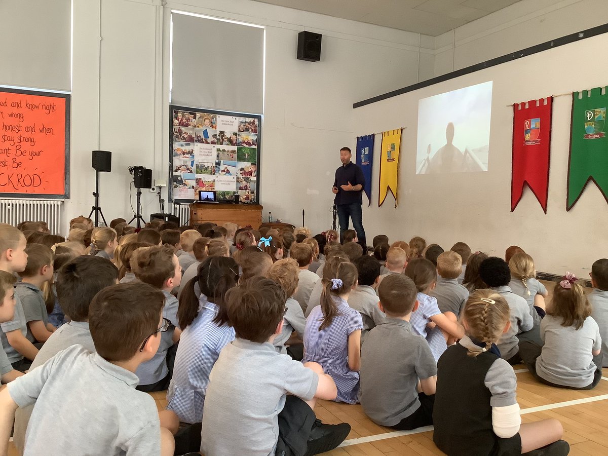 VanGogh_BPS's tweet photo. We are having an amazing morning with @CaptainKetch finding out all about his adventures. @BlackrodPSch https://t.co/NdtuF3cE2u