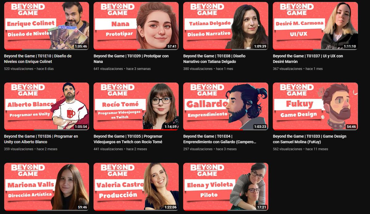 ¿Buscas podcast de creación de videojuegos? --> #BeyondTheGame 🔥

Mirad que 10 episodios llevamos 🤯

Ayúdanos con un RT para llegar a más gente 🙌

Youtube
youtube.com/@BeyondTheGame…

iVoox
bit.ly/3KaoyT6

Spotify
spoti.fi/41rhRTR

#gamedev #indiedev