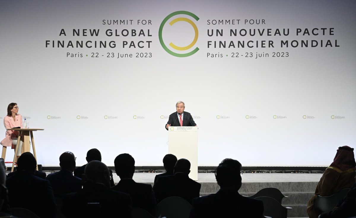 The global financial architecture is outdated, dysfunctional & unjust.

Today I urged participants at the Summit for a New Global Financial Pact to take action to meet the urgent needs of developing countries.